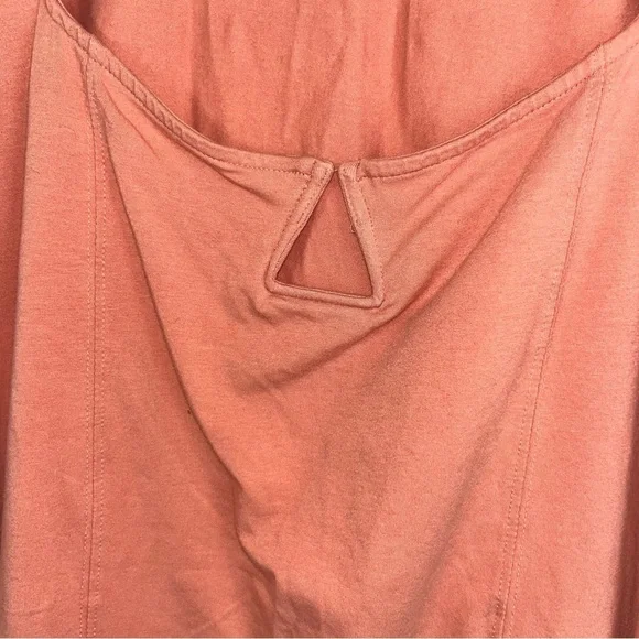 Torrid Foxy Notch Neck Top 3X Coral Pink Cap Sleeve Tee Stretch Casual Plus Size - Picture 3 of 5